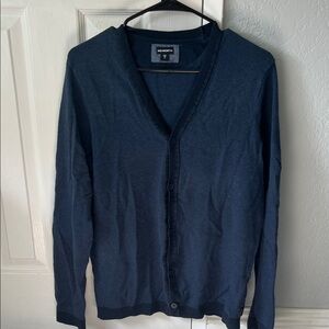 Ashworth Navy Men's Cardigan Sweater